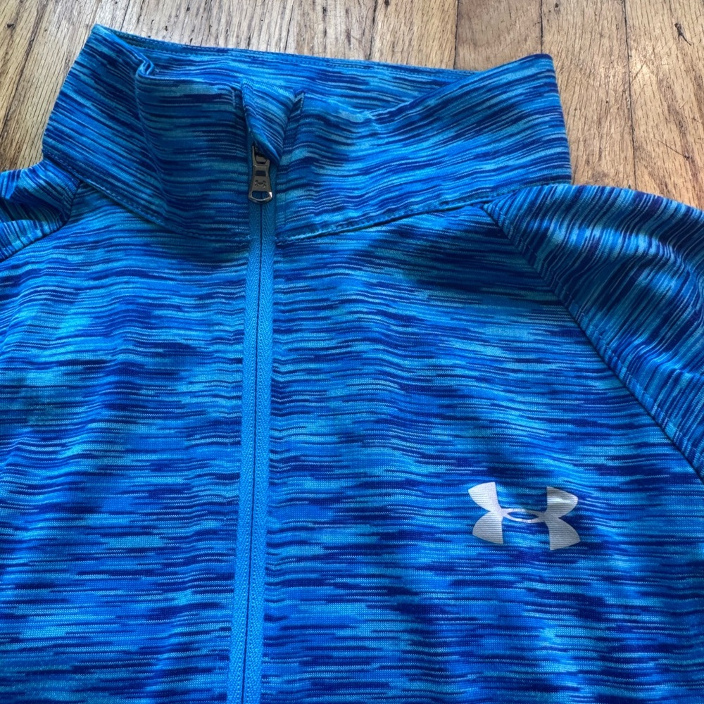 Under Armour Blue Quarter-Zip Pullover - Picture 7 of 10